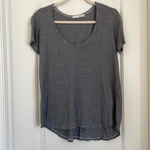 Super soft Wilfred Free grey striped Tshirt